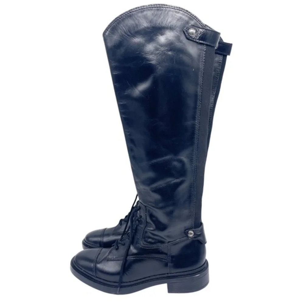 Vince Camuto Women's Siridola Leather Almond toe Over‎ The Knee Boots Size 6M
